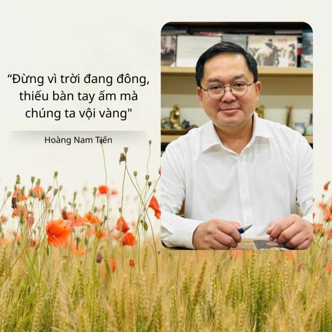 9 câu nói của ông Hoàng Nam Tiến khiến giới trẻ tâm đắc